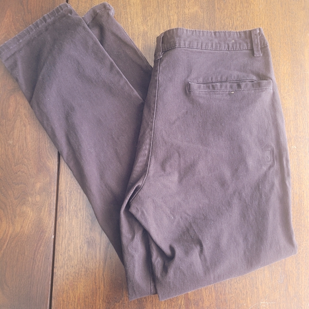 Tainted Denim Men's Burgandy Chinos size 34